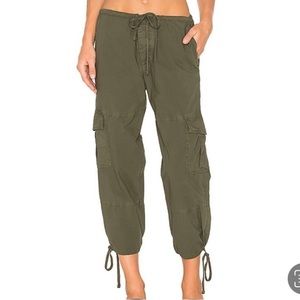 James Perse crop capris with tie waist